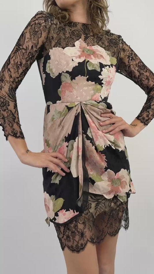 Bill Blass Edge of Romance Lace Dress