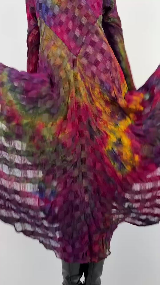 Carter + Teri Woven Prisms Rainbow Dress