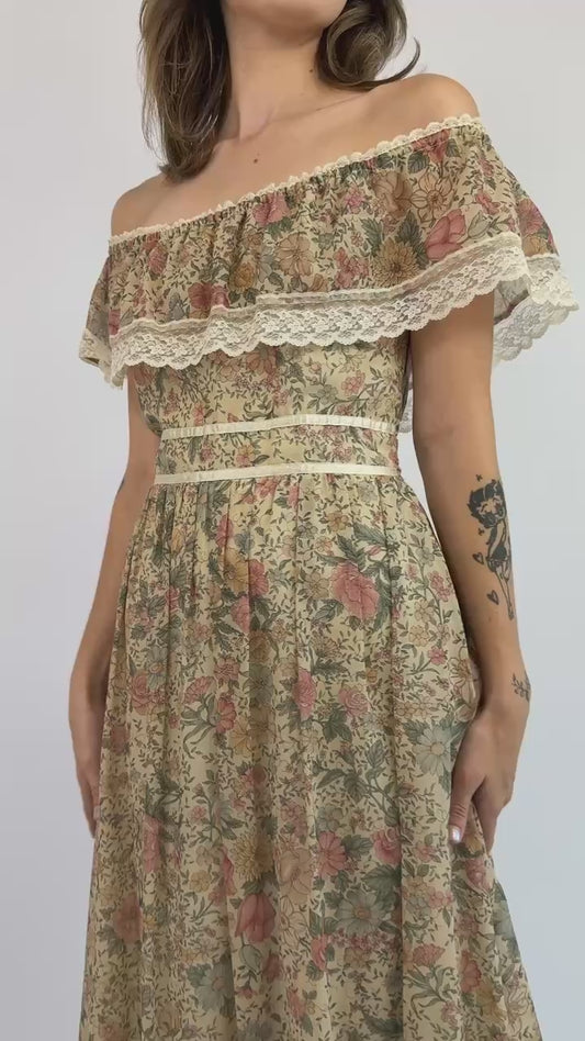 Gunne Sax Day Dreamland Prairie Dress