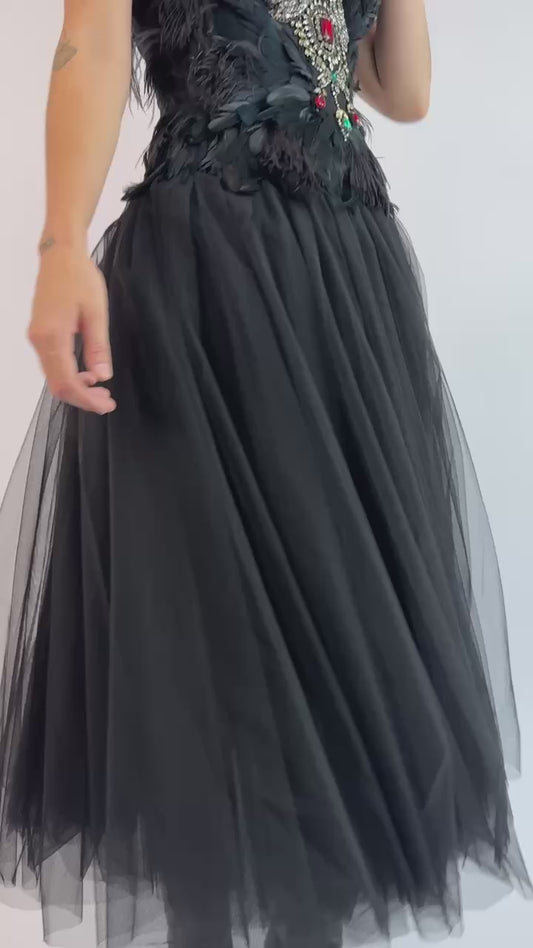 Dolce + Gabbana Misty Lakes Tulle Skirt