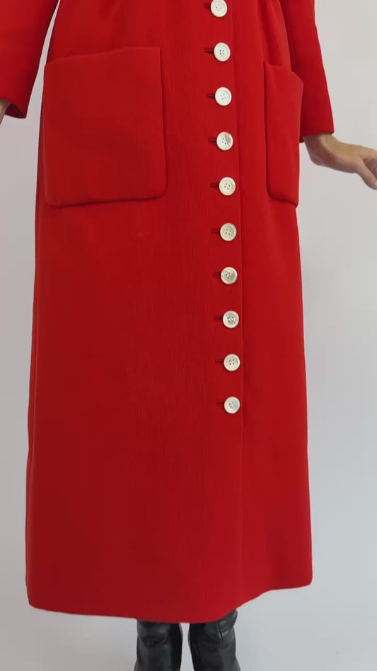 Norman Novell 1960s He Needs Me Maxi Dress