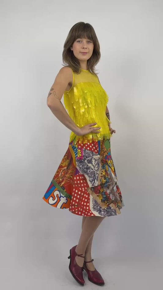 Moschino Iconic Journeys Skirt