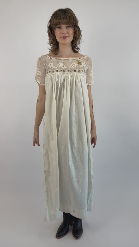 Dove Reverie Edwardian Maxi Dress