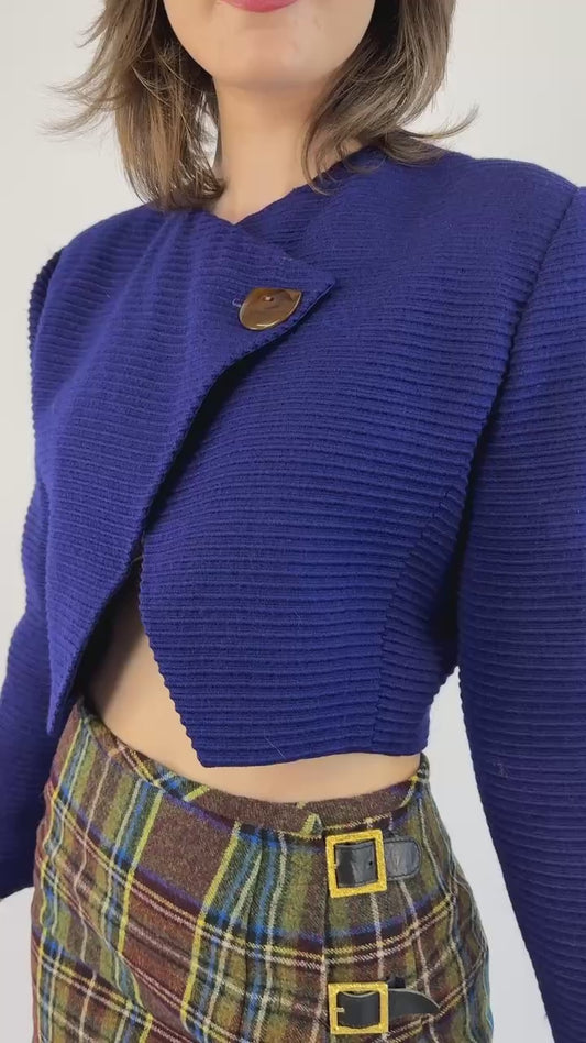 Geoffrey Beene Cropped Jacket
