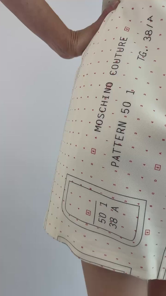 Moschino Couture Make The Cut Pattern Dress