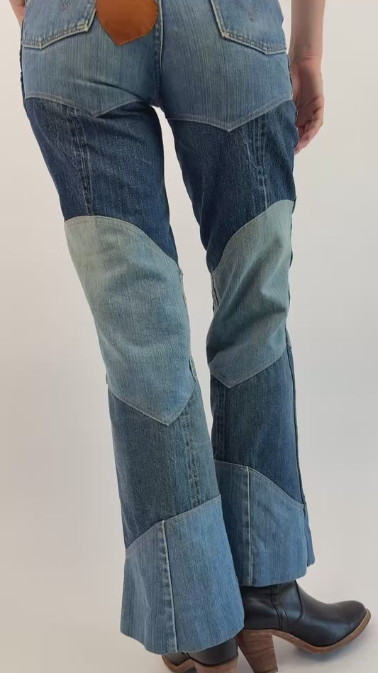 Mended Heart Patchwork Jeans