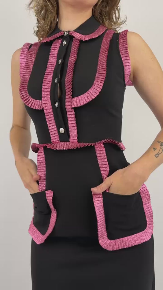 Gucci One Luxe Tux Mini Dress
