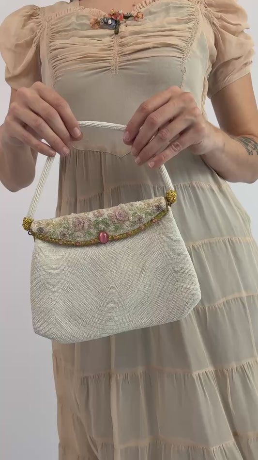 French Beaded Evening Bag