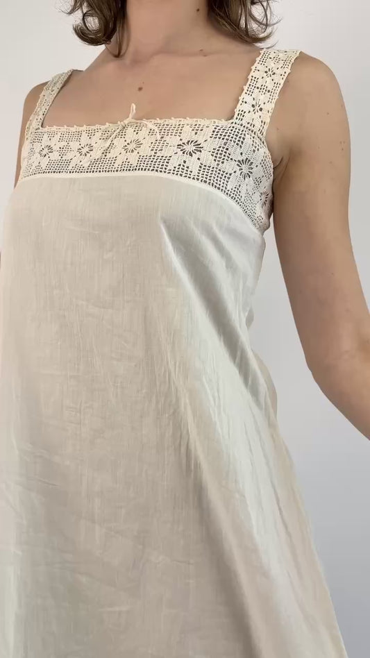 Edwardian Woven Wishes Mini Slip Dress