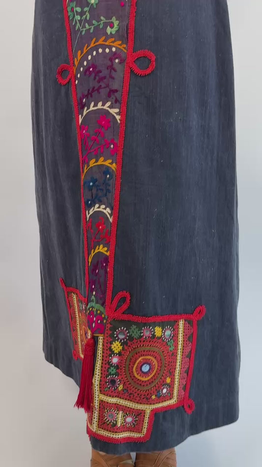 Treasure To Find Embellished Maxi Skirt