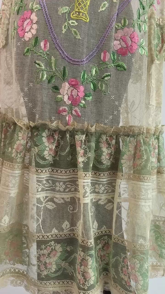 Jean Stranquist Festival Bound Lace Duster