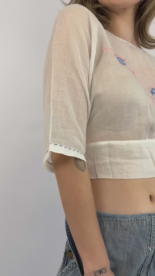 Edwardian Sheer Joy Cotton Lawn Top