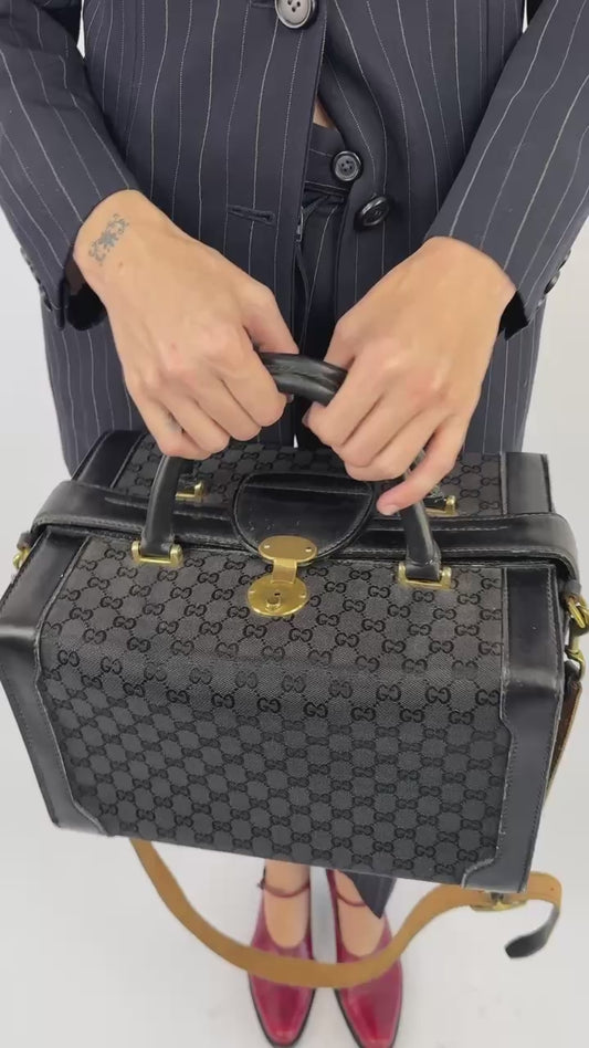 Gucci Black Train Case