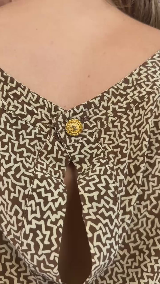 Chanel Squiggle On Silk Tank