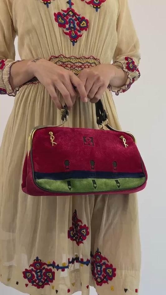 Roberto di Camerino Velvet Doctor Bag
