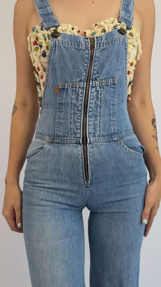 Levis Dance To Remember Front Zip Jumpsuit