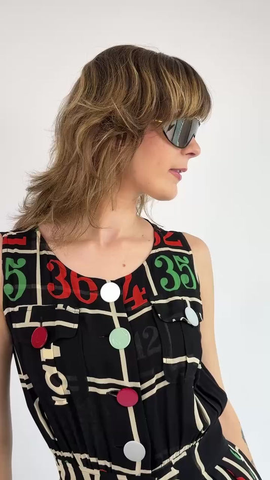 Christian Dior White Lace and Black Sunglasses