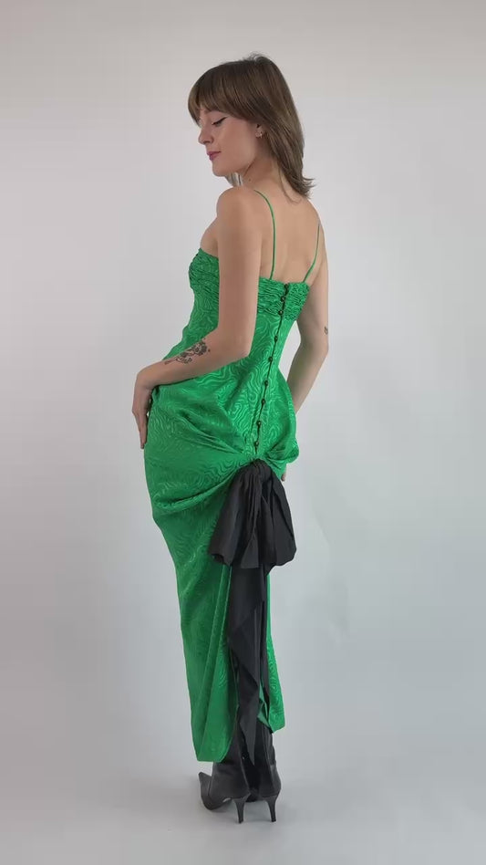 Ungaro The Green Gatsby Silk Dress