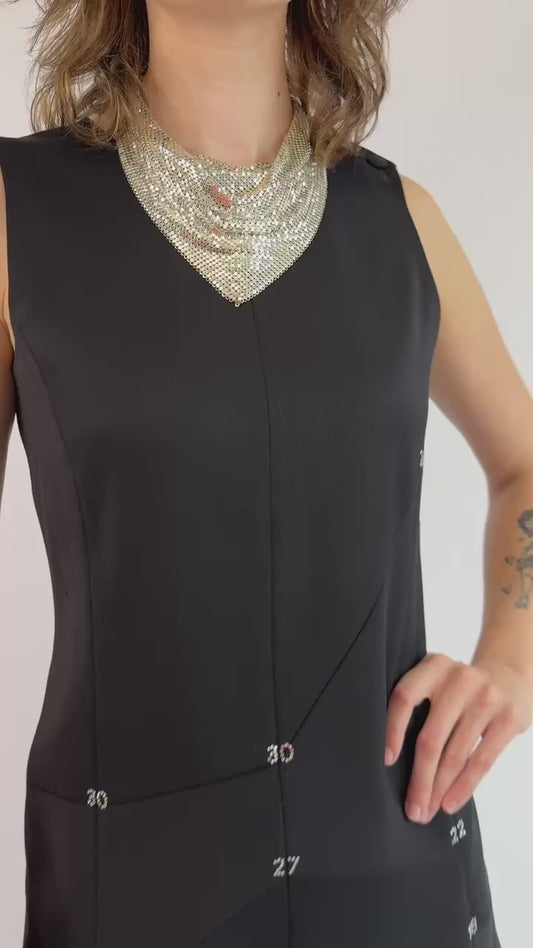 Whiting and Davis Silver Mesh Necklace