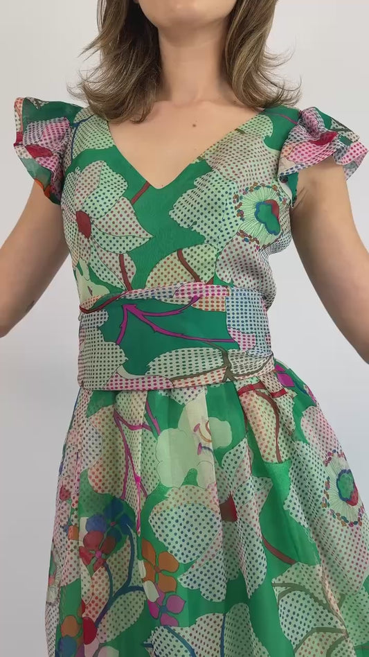 Pierre Cardin Couture Flower Power Gown