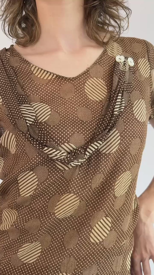 1920s Afternoon Cafe Viole Dress