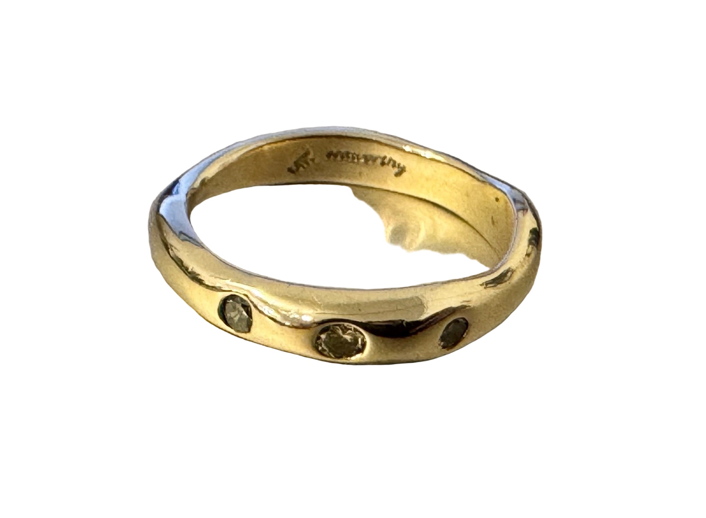 Seaworthy 14k Gold 3 Color Diamond Ring