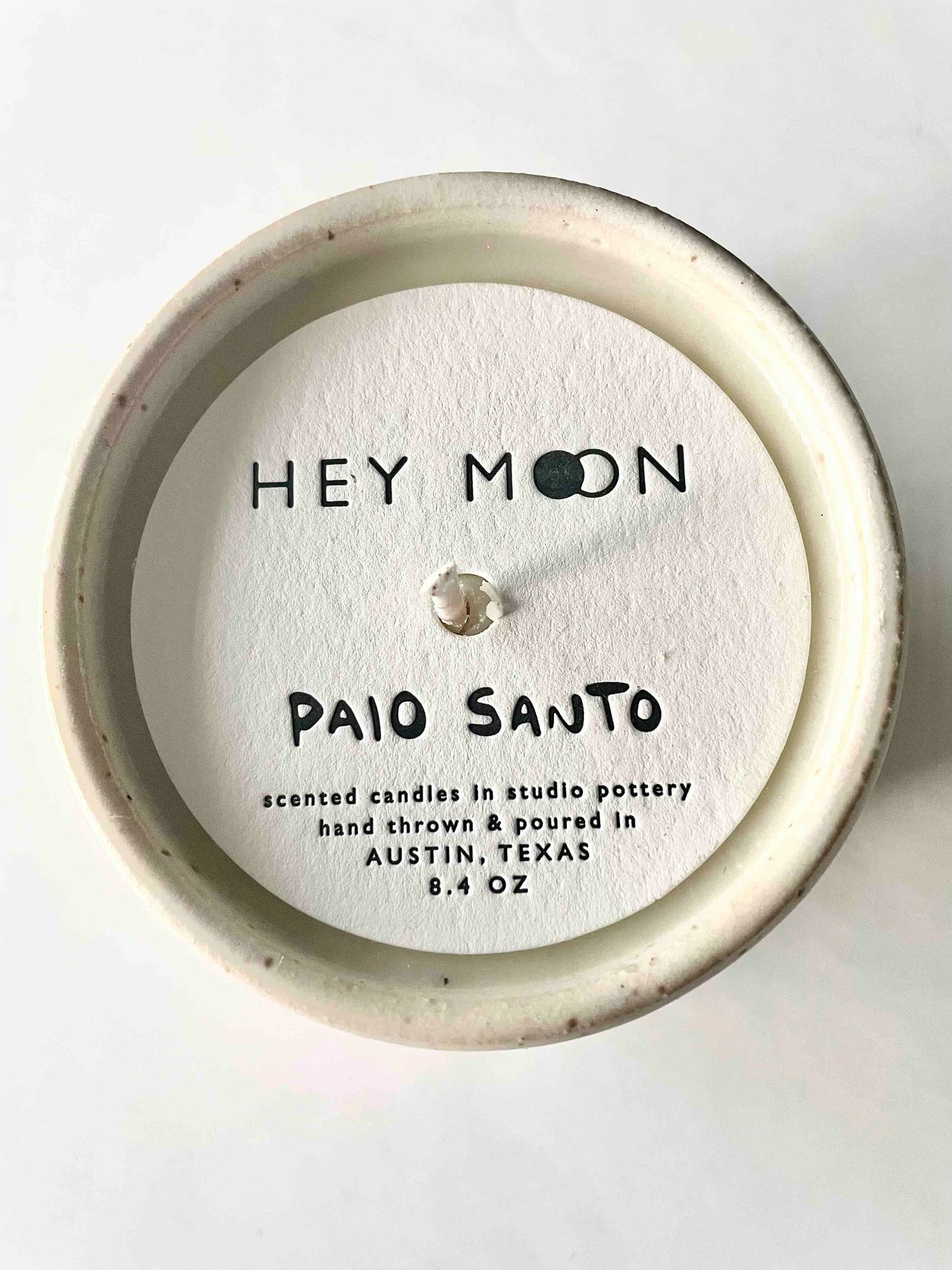 Hey Moon Palo Santo Vessel Candle