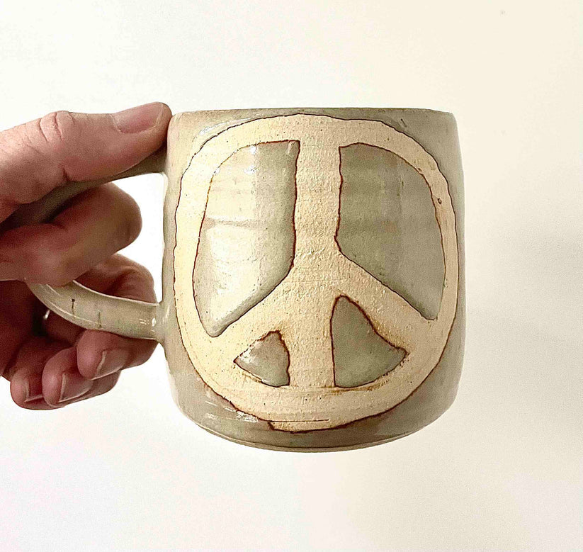 Hey Moon Ceramic Peace Mug